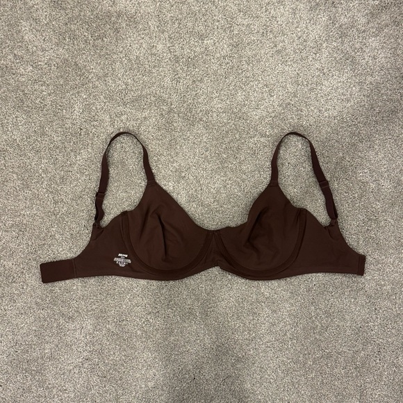 Skims Fits Everybody Unlined Demi Bra Cocoa 32DDDD / 32G NWOT - Picture 5 of 6